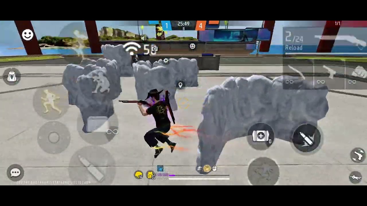 free fire 1vs1 gameplay