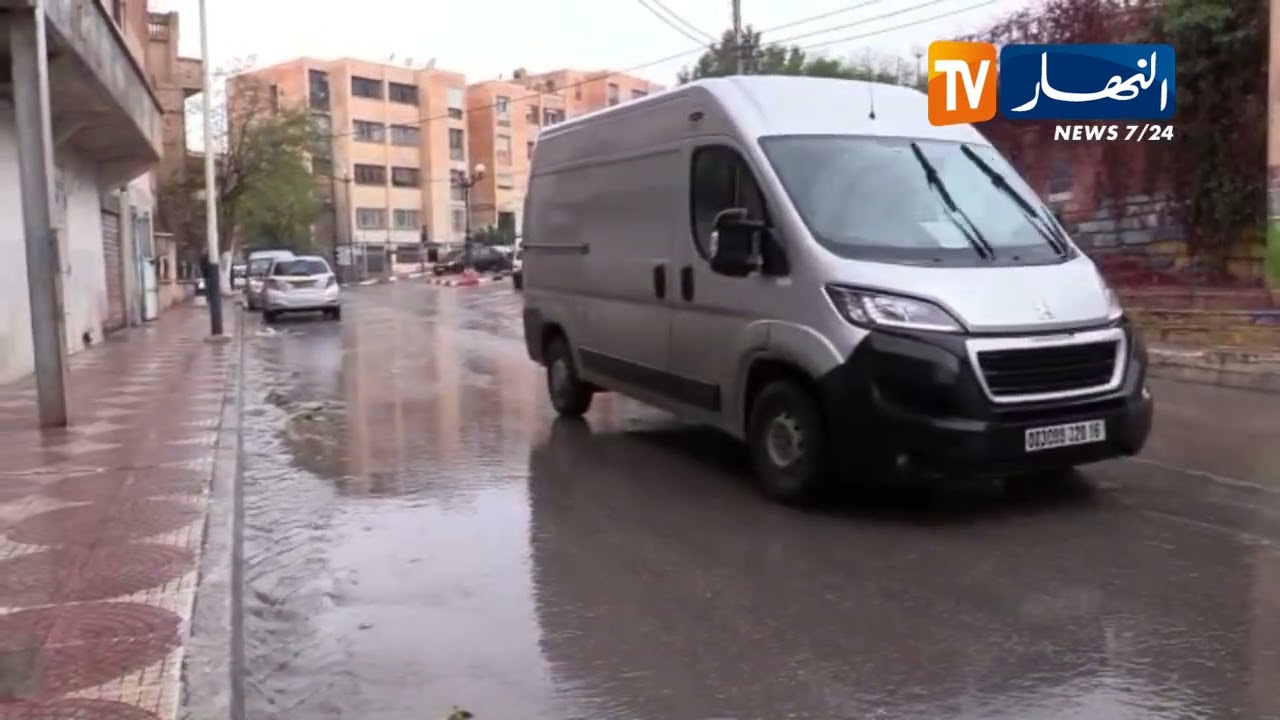 شاهد   .. جولة بمدينة فرندة  ..   عقب تساقط الأمطار
