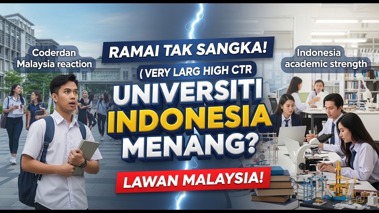Rakyat Malaysia Tidak Tahu 5 Universiti Indonesia Ini Mengalahkan Universiti Malaysia Dalam Bidang