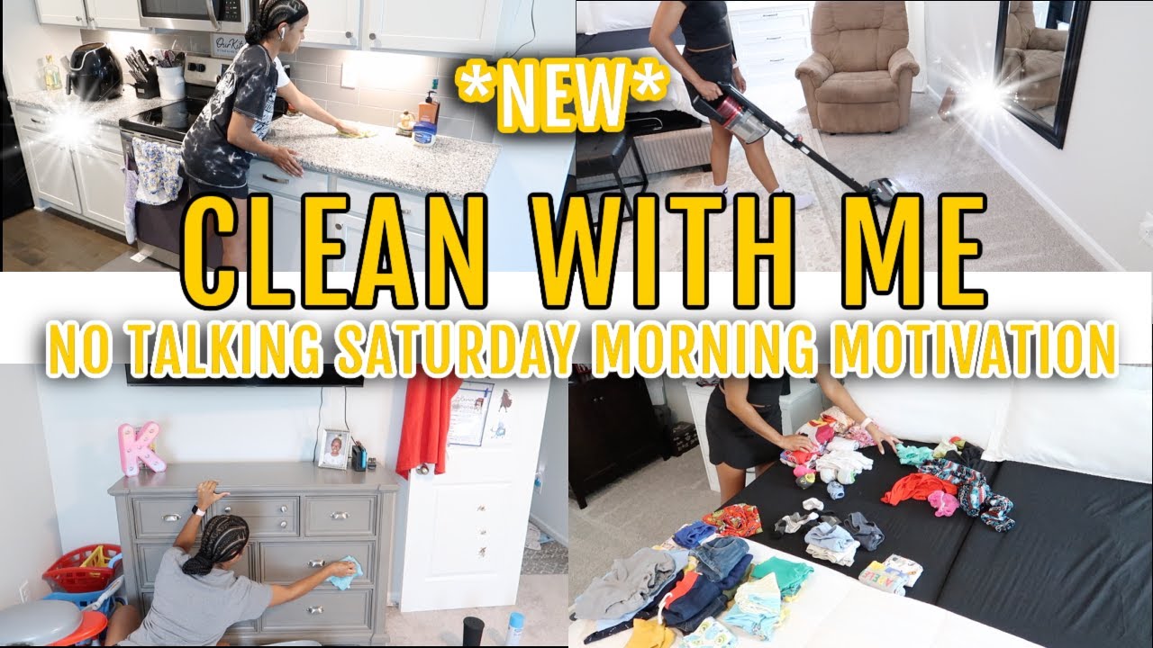 *NEW* 3 DAY CLEAN WITH ME | NO TALKING CLEANING MOTIVATION | SATURDAY MORNING HOMEMAKING|Karmen Kay
