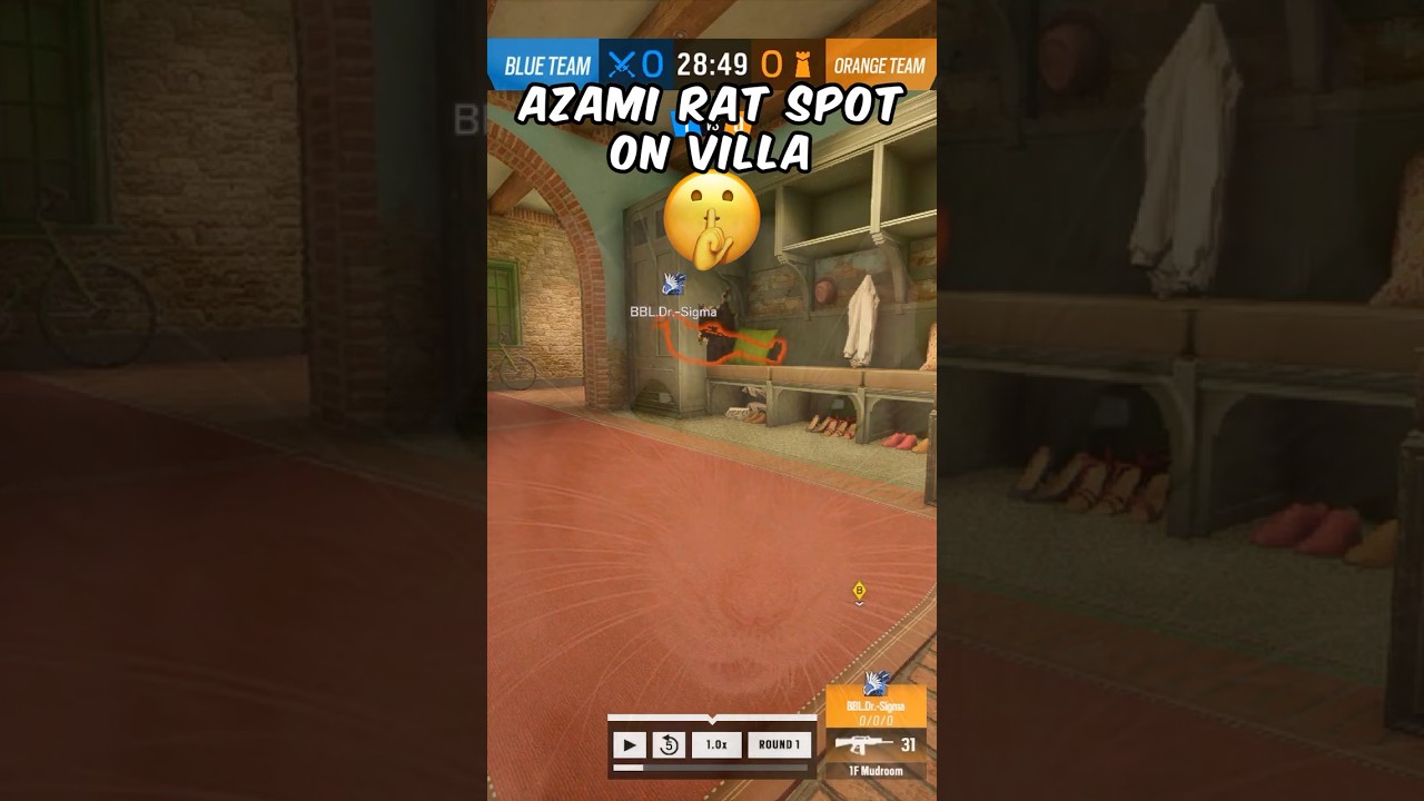 R6 | Insane AZAMI RAT Spot On VILLA