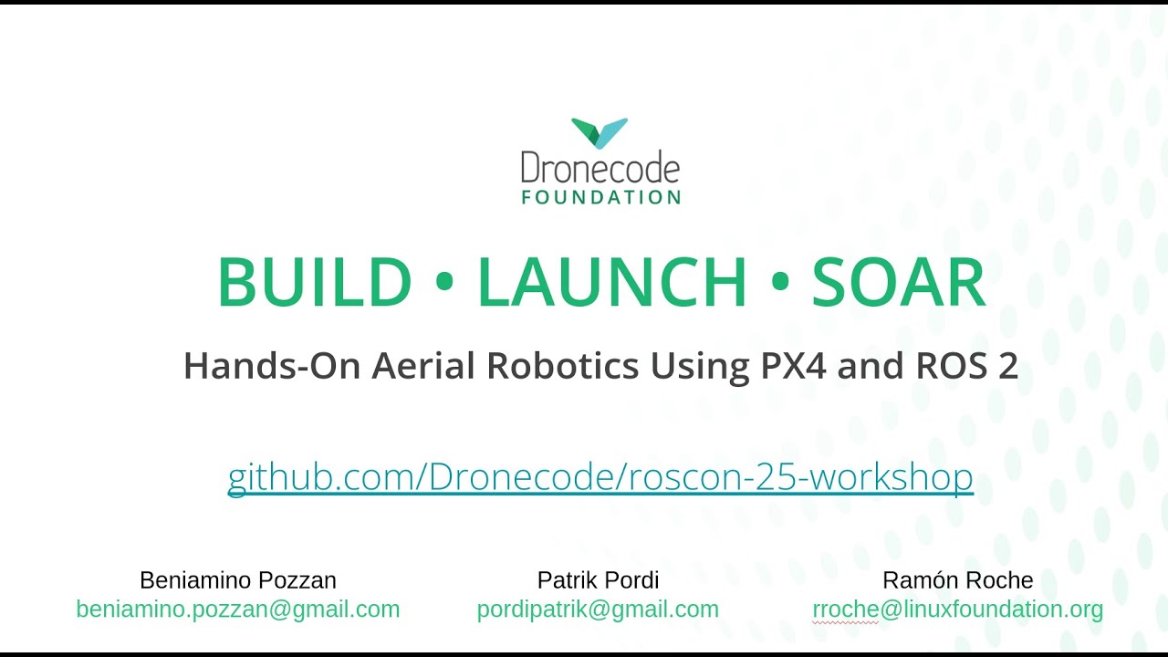 Discover the Power of PX4 and ROS 2 — Hands-On at ROSCon 2025!