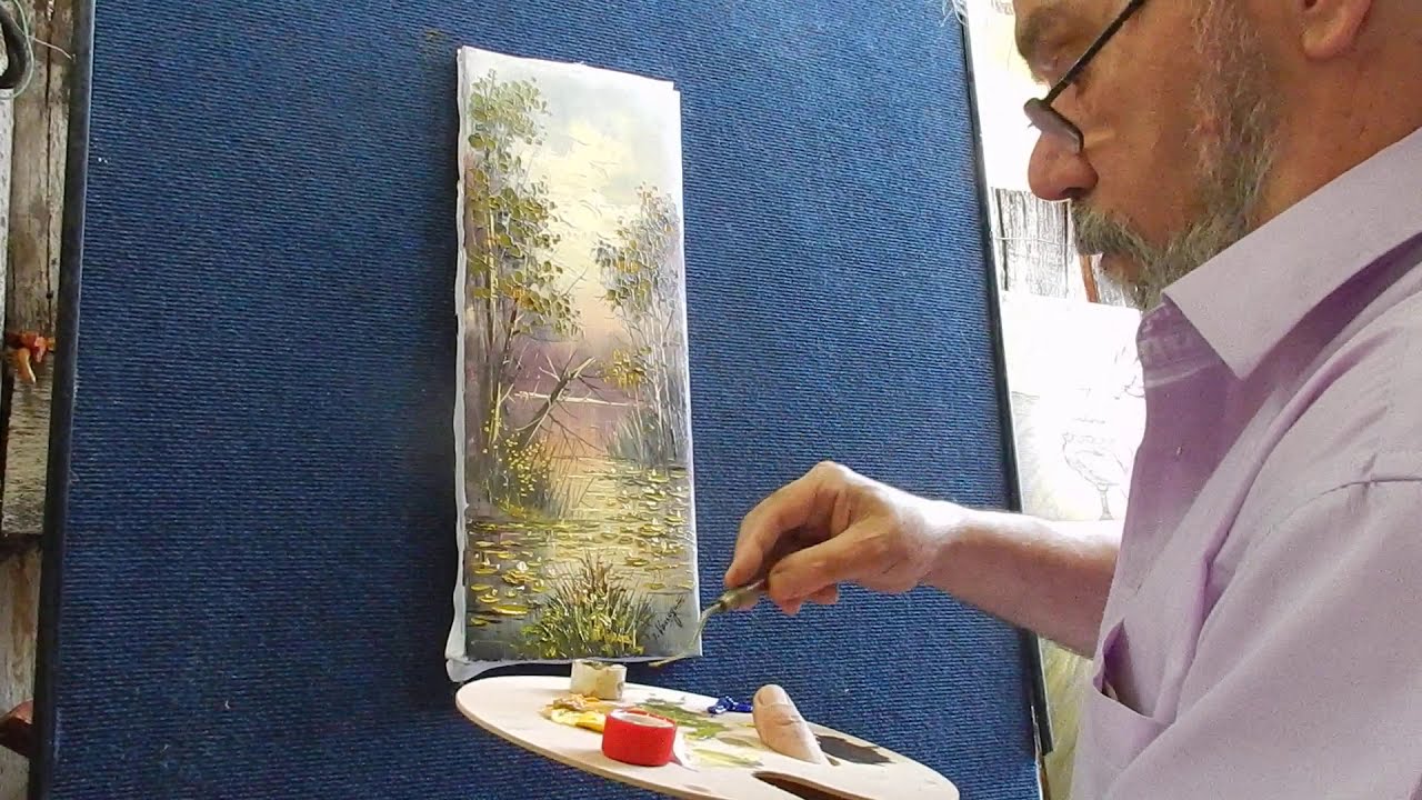 Cum pictam un peisaj cu nuferi 5, Landscape by Ion Voineagu