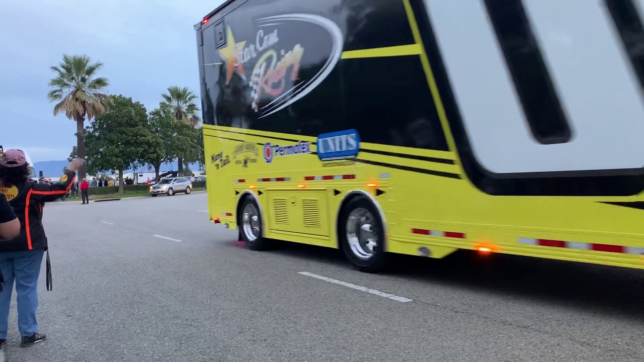 NASCAR Hauler Parade at California Speedway in Fontana
