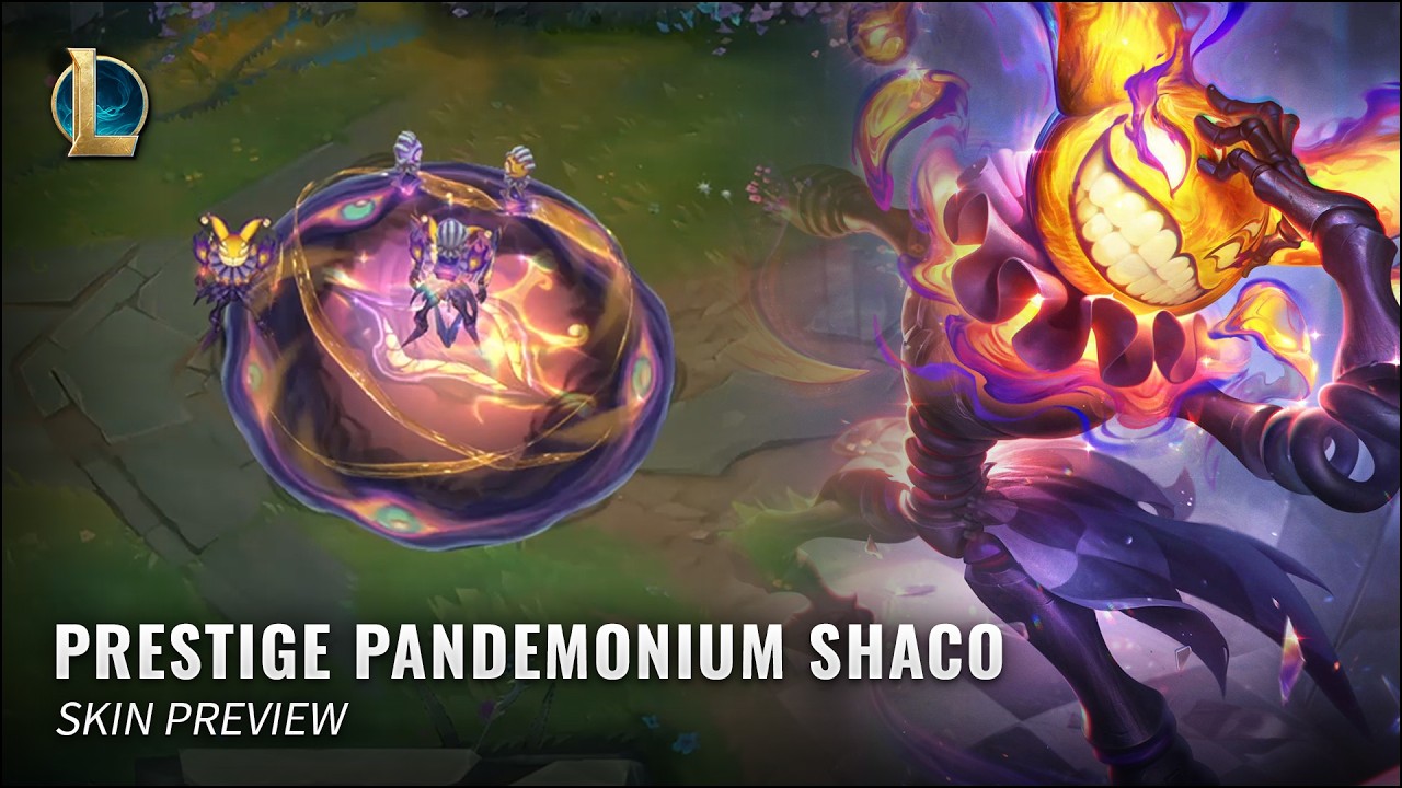 Prestige Pandemonium Shaco &ndash; Skin Preview || League of Legends: PBE