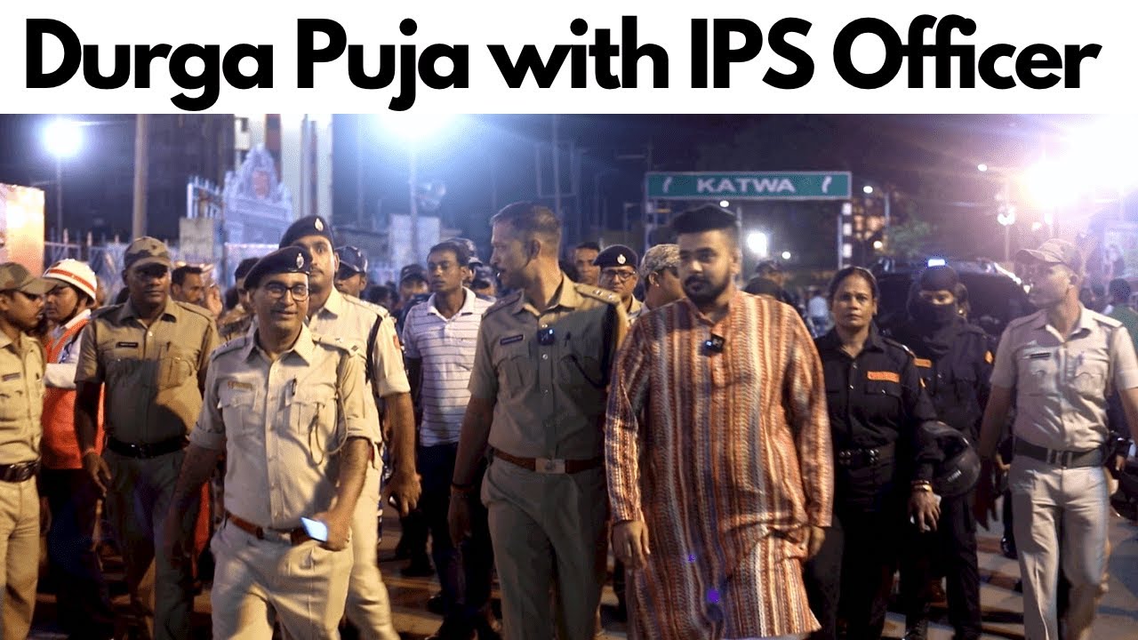 Durga Puja with IPS Officer ft. Kamanasish Sen, IPS | SP, Purba Bardhaman (WB)