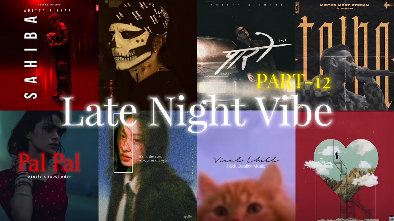 Viral Chill Songs Playlist 2025 | Part 12 | Non-Stop Trending Lofi + Bollywood Mix | LATE NIGHT VIBE