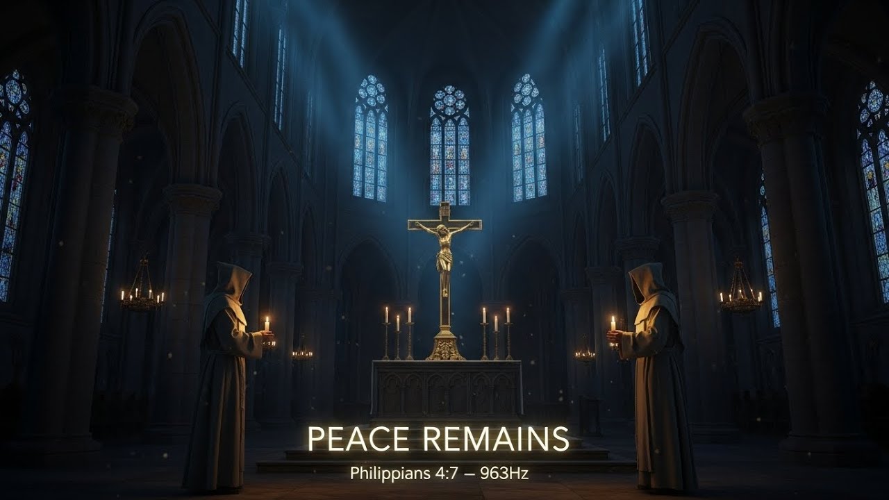 Evening Gregorian Chant for Peace and Mercy in Sacred Silence and Trust in God