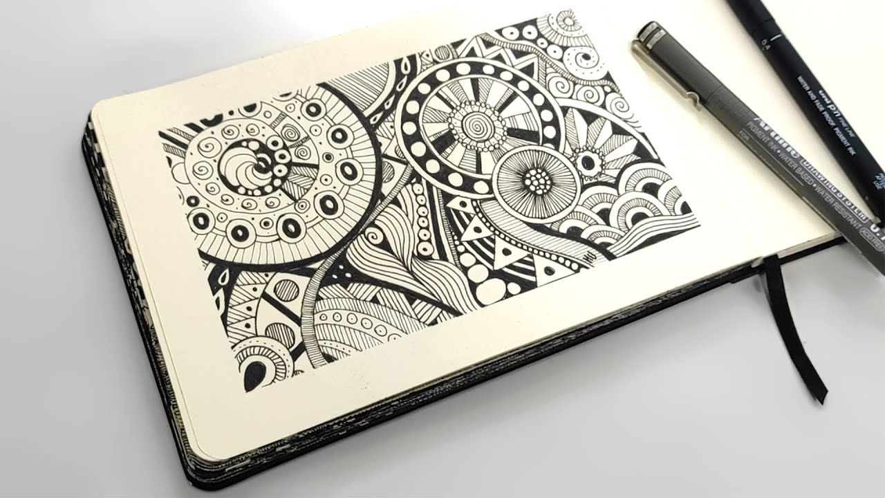 Creative Zentangle Art | Unique Patterns and Ideas for Relaxation