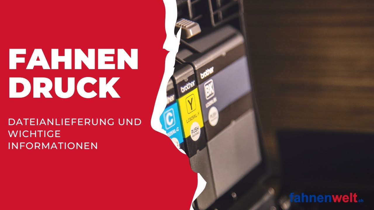 Fahnendruck: Dateianlieferung und wichtige Informationen