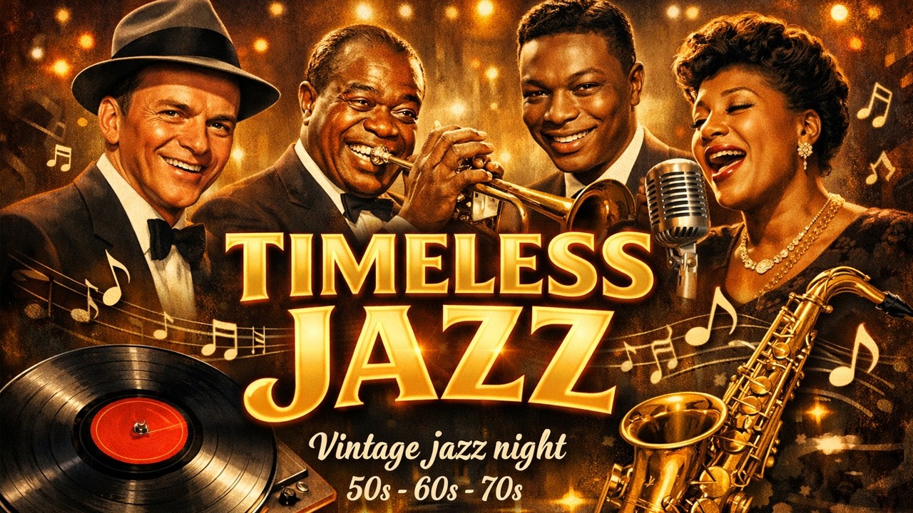 Greatest Jazz Songs 50s–70s 🎶 Louis Armstrong & Ella Fitzgerald Timeless Classics