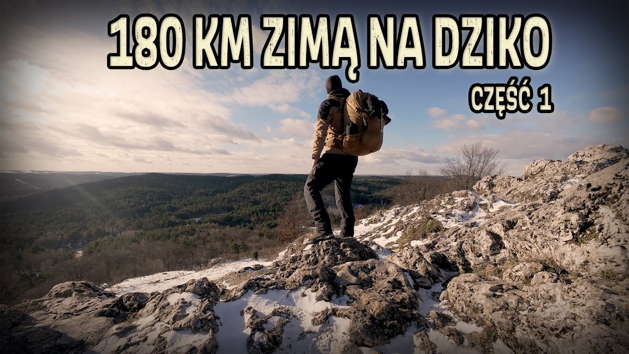 Zimą bez namiotu? Pod tarpem na Szlaku Orlich Gniazd - część 1