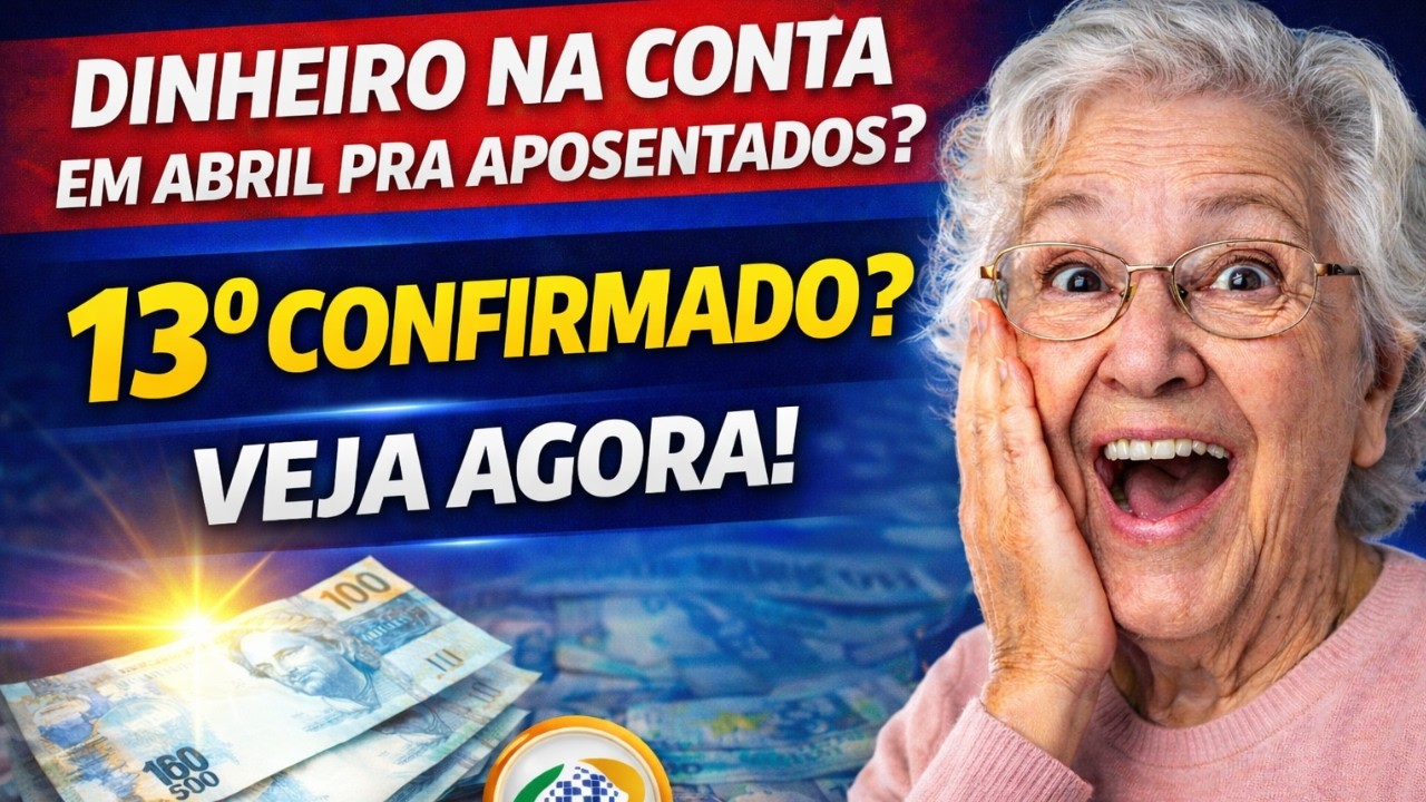 🔴 13º SALÁRIO dos APOSENTADOS do INSS ANTECIPADO em 2026: VEJA quem tem DIREITO ao PAGAMENTO !