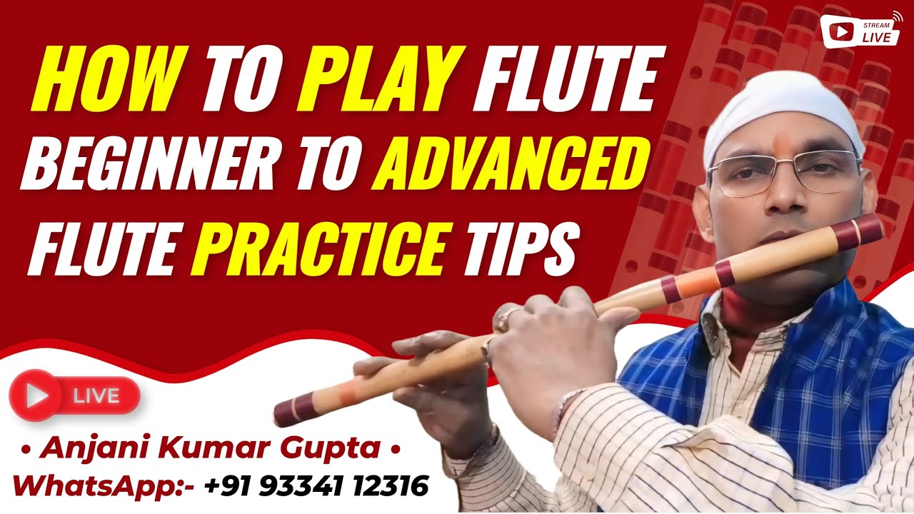 Anjani Flute Live | राग चारुकेशी कैसे बजाते हैं Learn Bansuri
