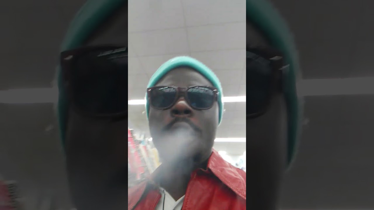 Loud Challenge in WalMart Smoking Two Big Weed Blunts