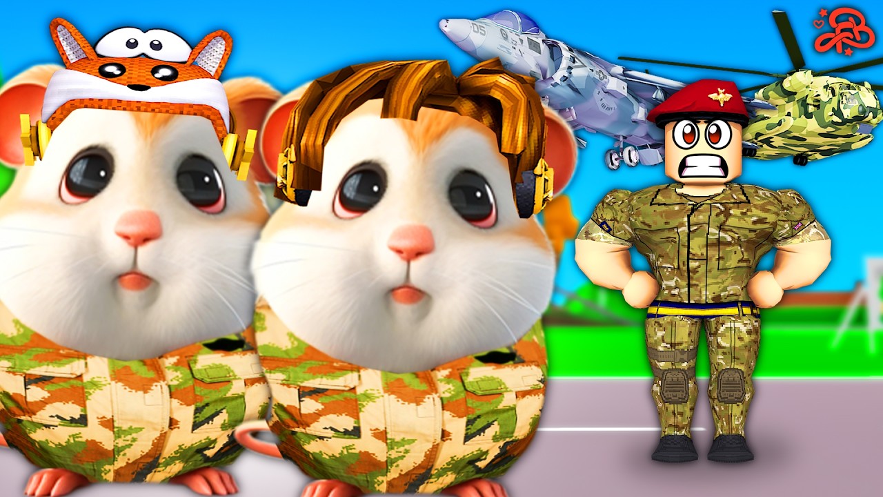 BROOKHAVEN - Fui Convocado para o EXÉRCITO BRASILEIRO de Hamsters no Roblox!