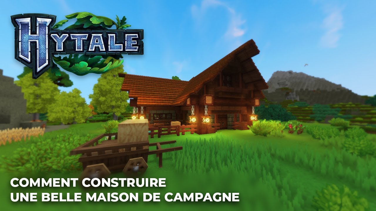 Comment construire une belle maison de campagne sur Hytale