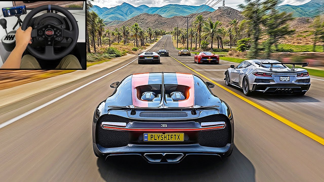 1480HP Bugatti Chiron vs Hypercars | Ultra Realistic Forza Horizon 5 Gameplay