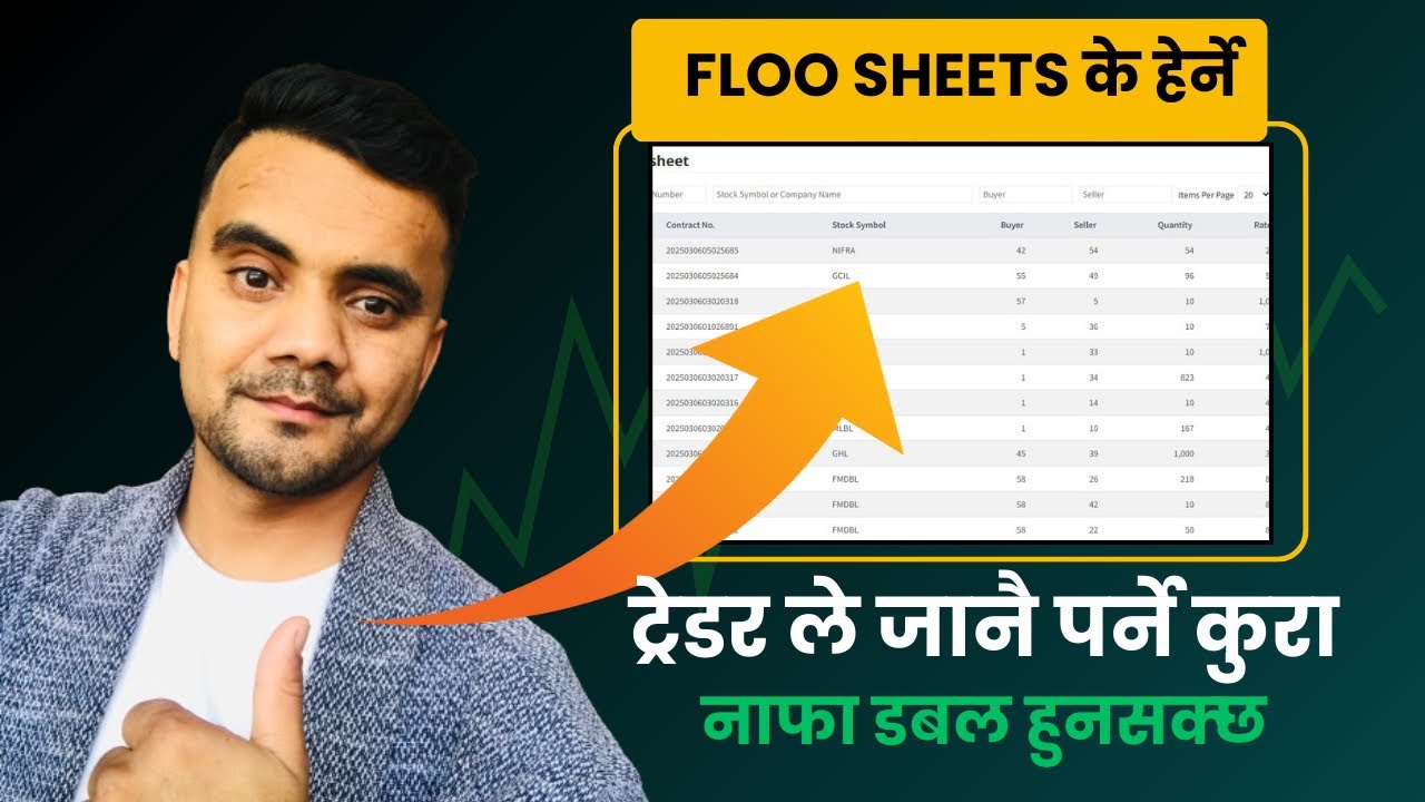 Floors Sheet Analysis कसरि गर्ने र के कुरा हर्नै पर्छ ? || Traders ले जान्नै पर्छ यसले नाफा बढ्नसक्छ