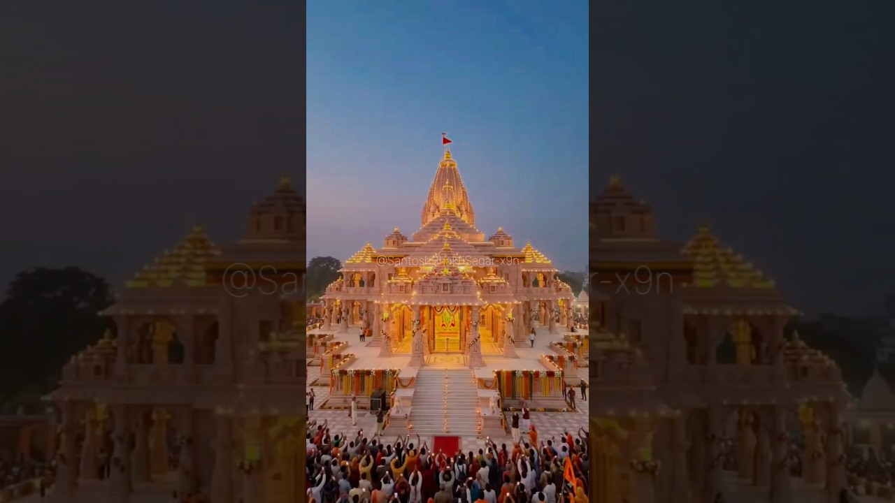 🙏A Glimpse of Shri Ram Janmabhoomi Ayodhya🚩| #trandingshorts #shorts #shreeram #Ayodhya#Saryu#ayo...