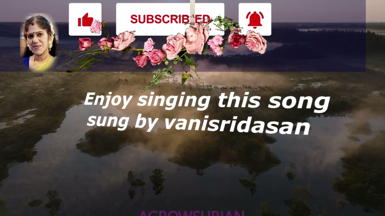Engal veetu thanga🕊️ எங்கள் வீட்டு  🕊️tamil karaoke for male singer resung by😍VANISRIDASAN😍