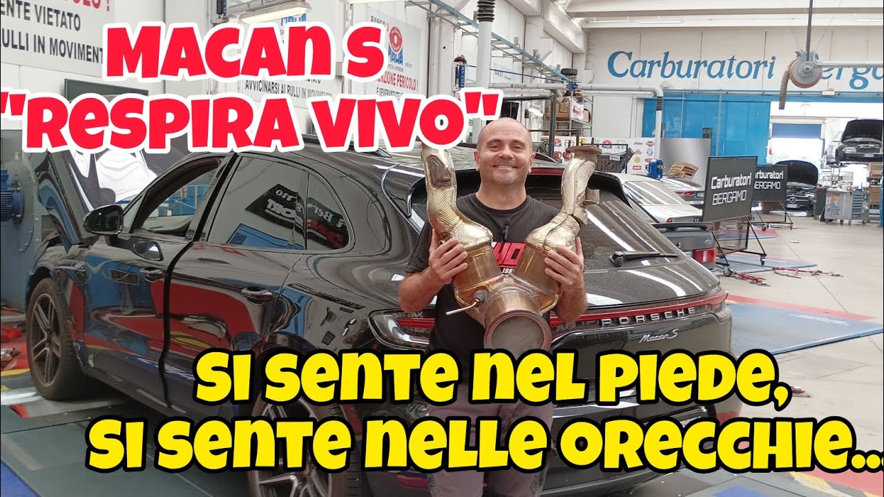 Marino alle prese con una Macan S con un nuovissimo 