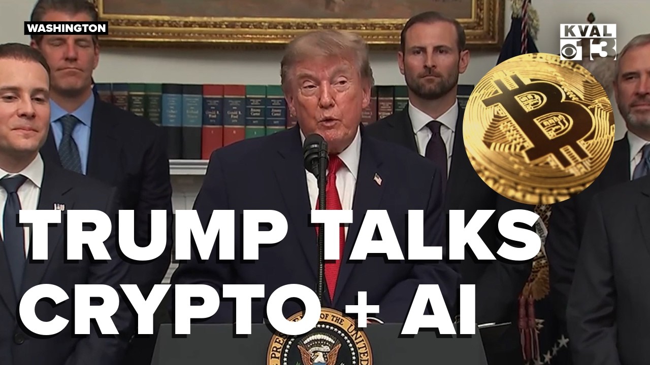 President Trump touts U.S. leadership in crypto, Bitcoin and AI at White House meeting