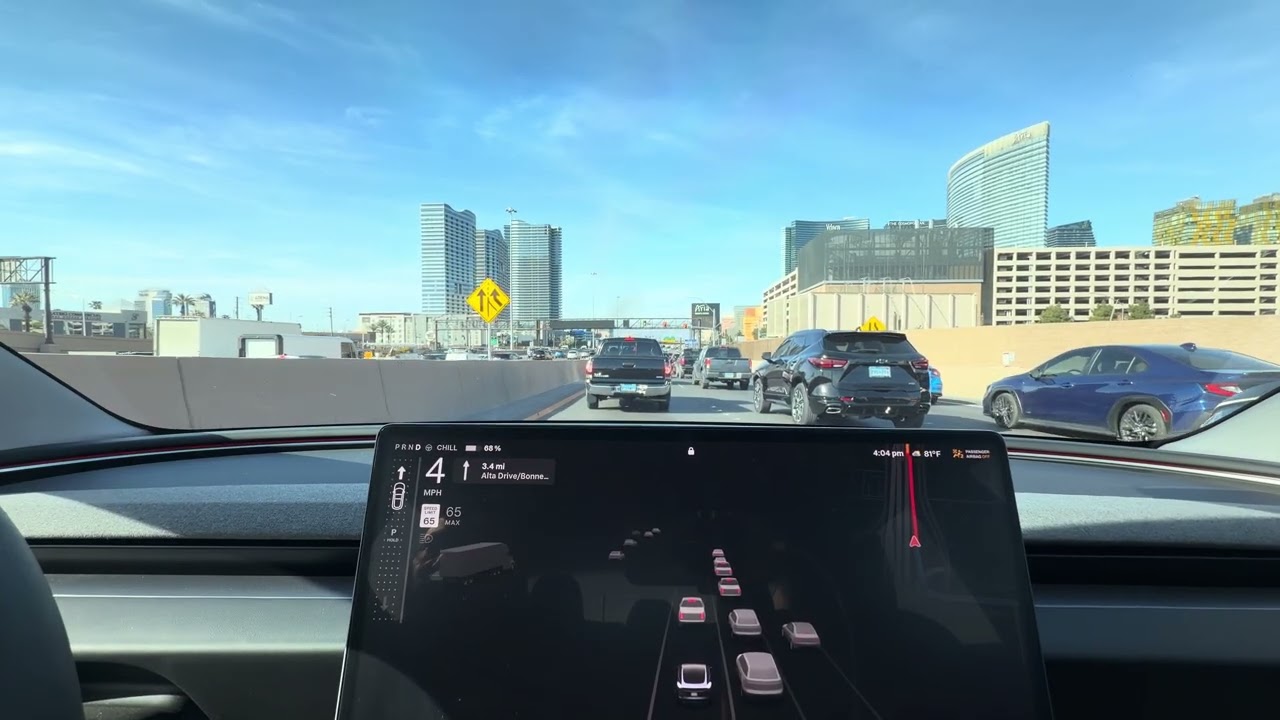 2025 Tesla Model 3 - Las Vegas Afternoon Drive - March 10, 2026