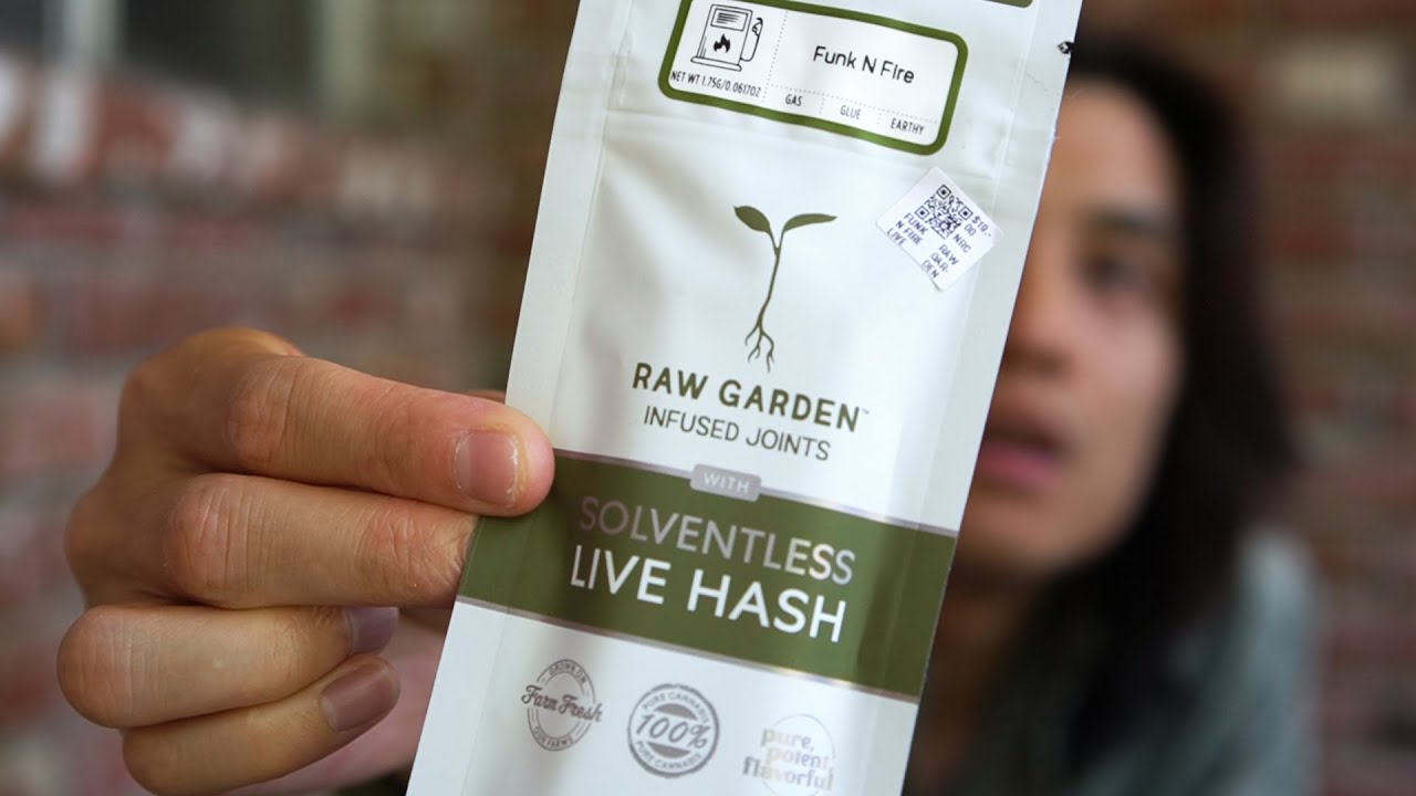 TRYING RAW GARDEN'S HASH PREROLLS