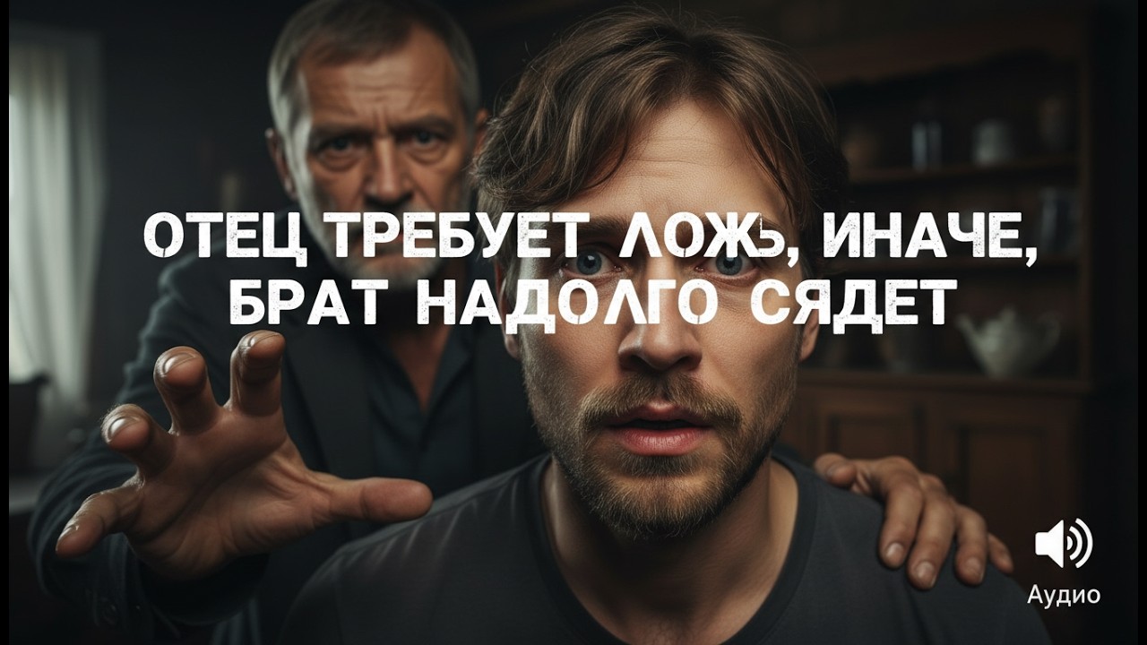 ОТЕЦ ТРЕБУЕТ ЛЖИ, ИНАЧЕ ОН И СВОДНЫЙ БРАТ СЯДУТ НАДОЛГО