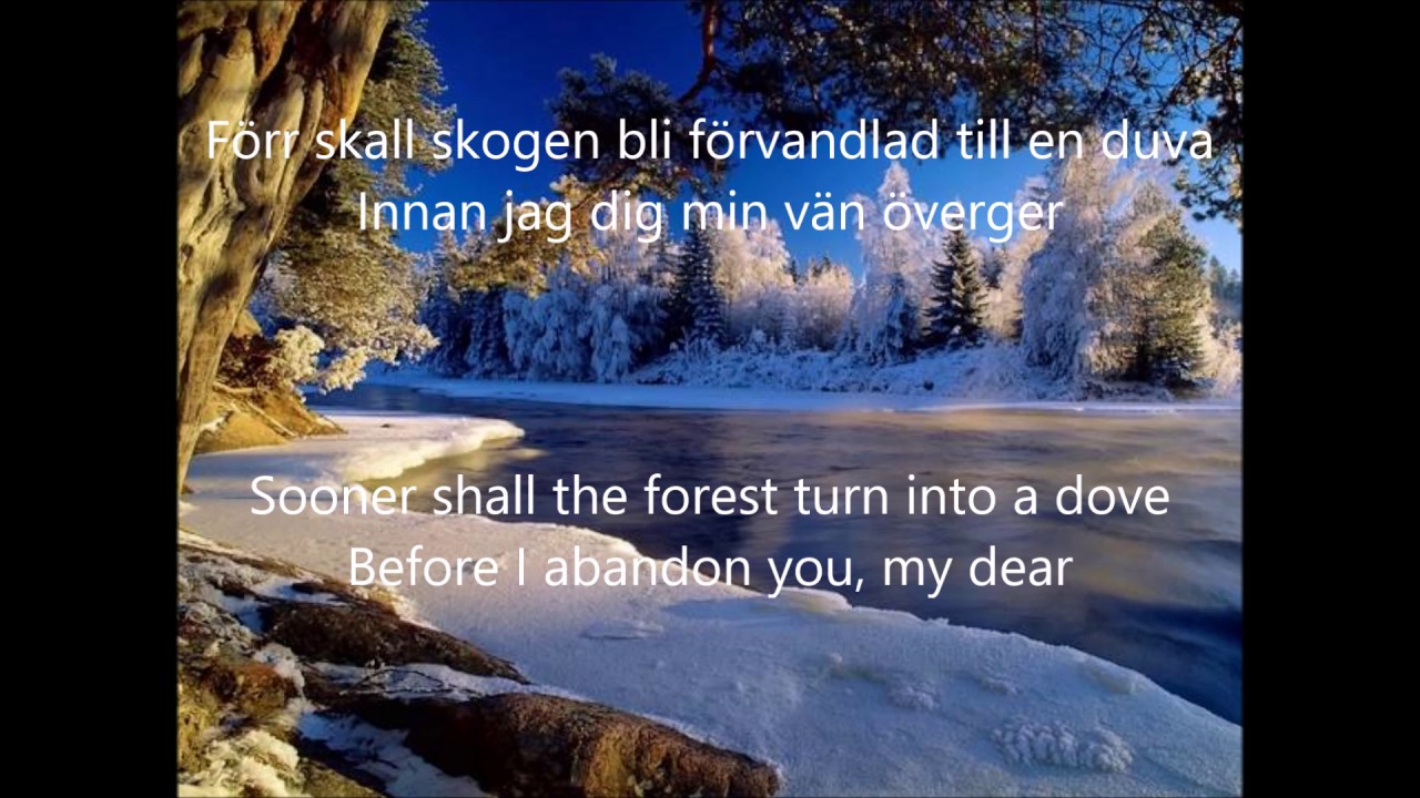 Garmarna - Bläck (Ink) Lyrics in Swedish / Svenska & English