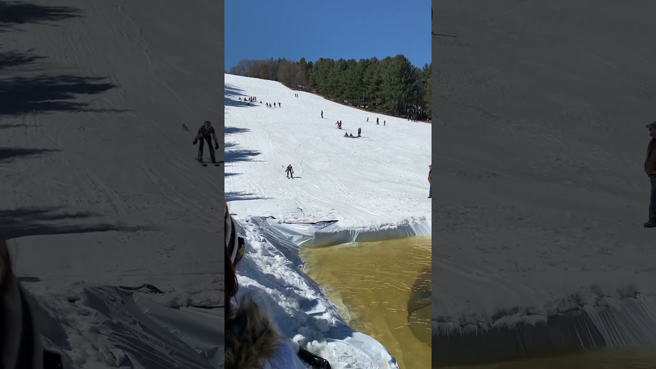 Pond skimming at Snow Ridge