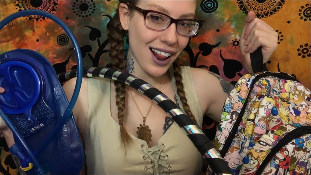 ASMR WHAT’S IN MY FESTIVAL BAG?