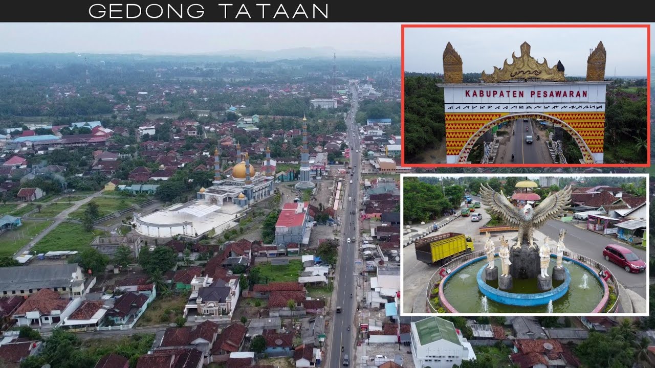 Pesona Gedong Tataan Pesawaran Lampung || Drone view