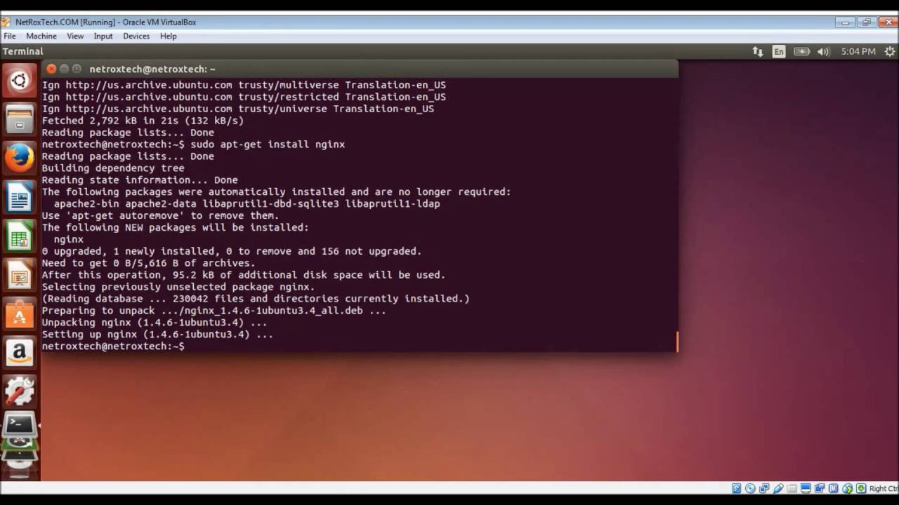 Installing NginX Http Server and Apache Web Server On Ubuntu Linux By Asim Iqbal