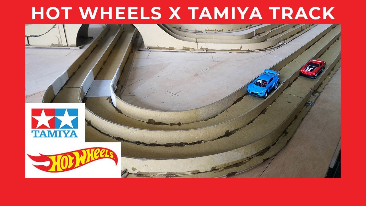 Membuat Track Hot Wheels X Tamiya Dari Kertas Karton Part 5 - Jadi!