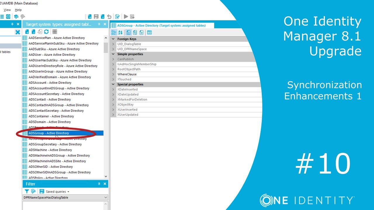 One Identity Manager | Upgrade 8.1 #10 | Synchronization Enhancements Part 1