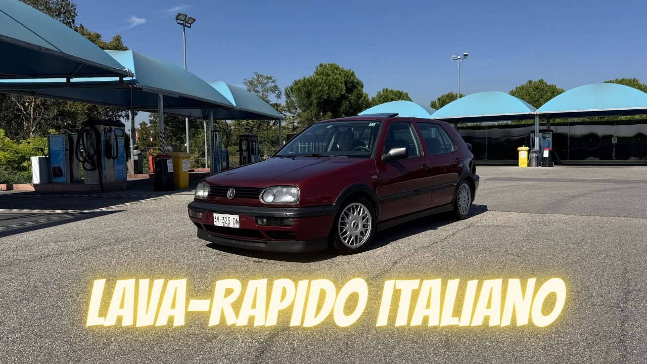POV - LAVANDO O GOLF MK3 NO LAVA-RAPIDO ITALIANO