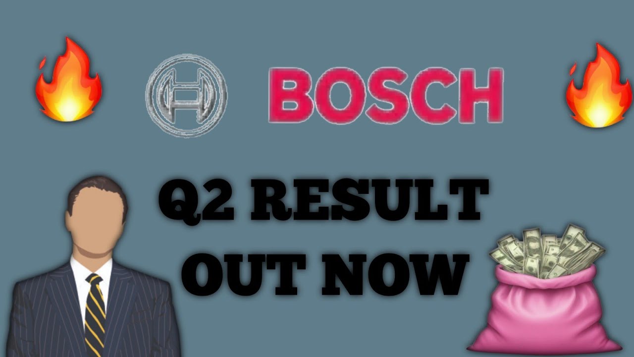 Bosch Q2 FY25 | Auto Component Giant Reports Strong Results