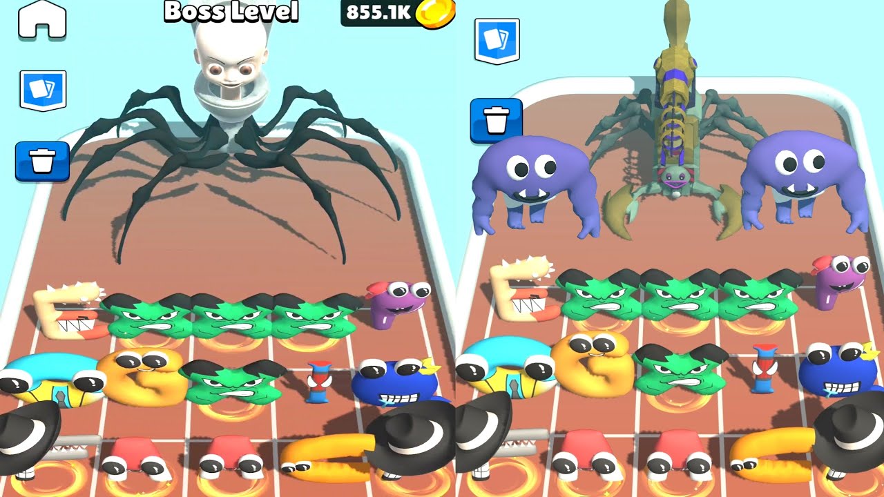 Merge 'Alphabet Lore' Run  New Update Level 51 to 55 Max Level Gameplay