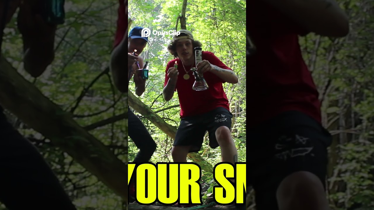 Crazy Moments & Epic Smoke Sesh!! #nature #creek #bongrips  #funny #friends #comedy