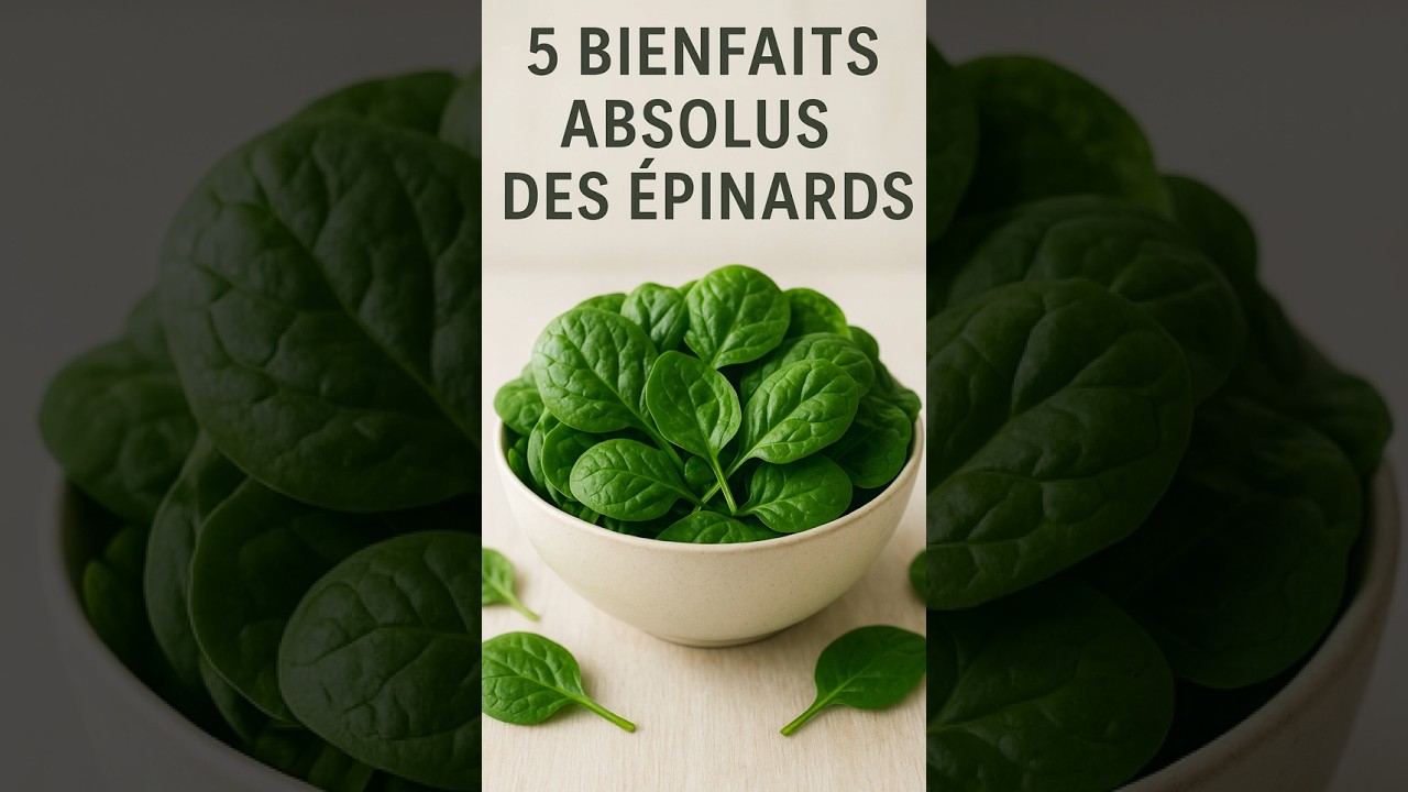 Les 5 bienfaits ABSOLUS des &eacute;pinards