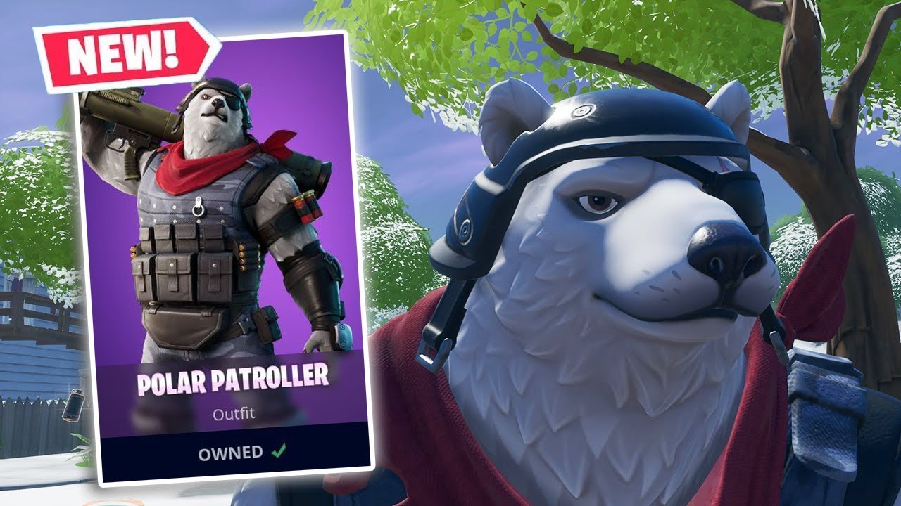 НОВЫЙ геймплей скина ПОЛЯРНОГО ПАТРУЛЯ в Fortnite!
