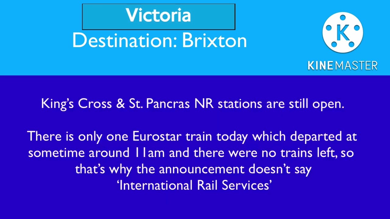 LU Victoria line disruption announcements today (ft. National Rail strike)