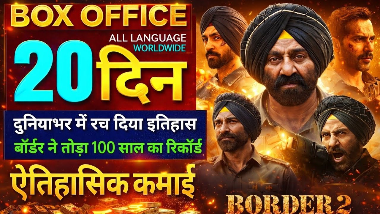 Border 2 Box Office Collection, Sunny Deol, Varun D, Border 2 Movie 19th Day Collection Worldwide,