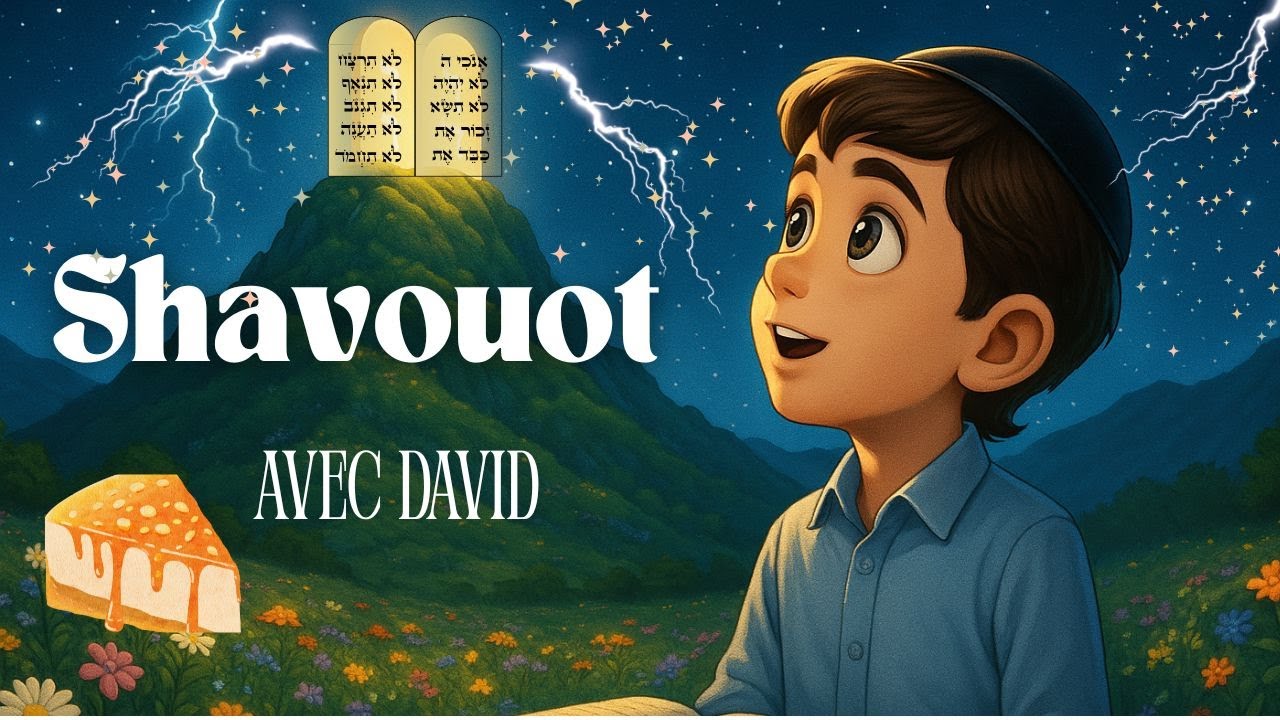 Chavouot : David rêve du Mont Sinaï 🌄📜 | Le Don de la Torah expliqué aux enfants