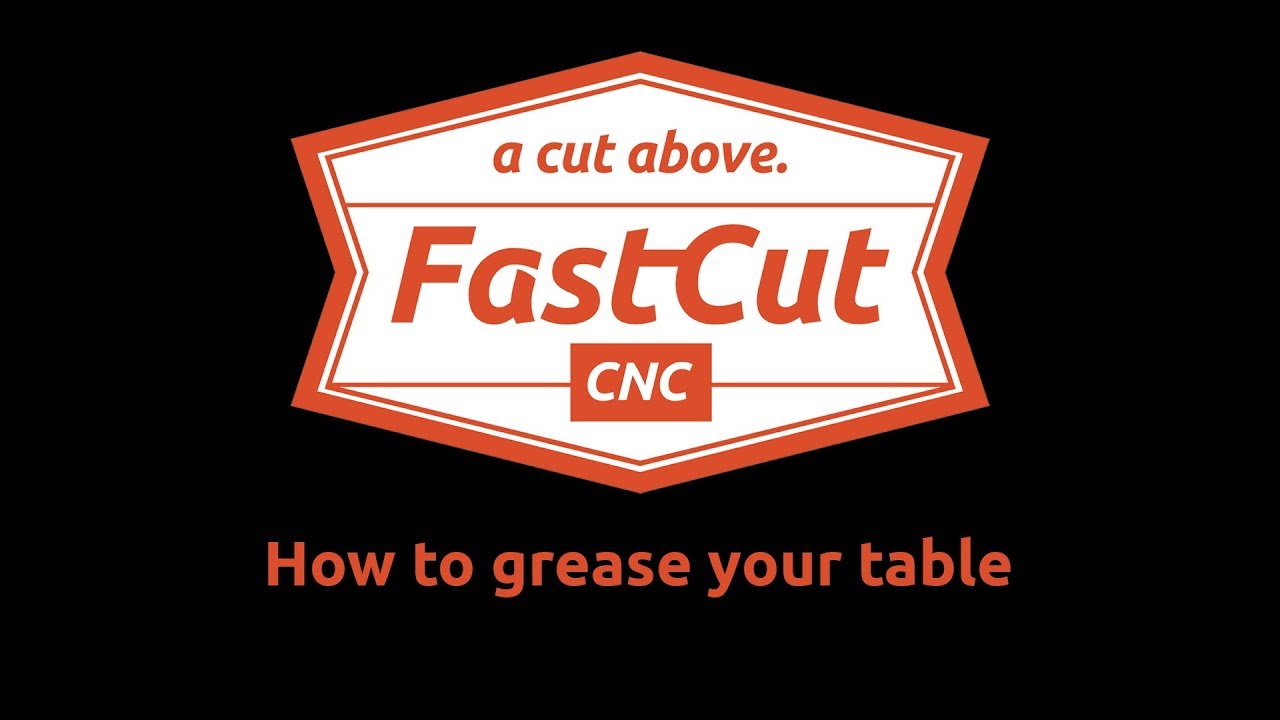 How to grease your FastCut CNC Plasma table.