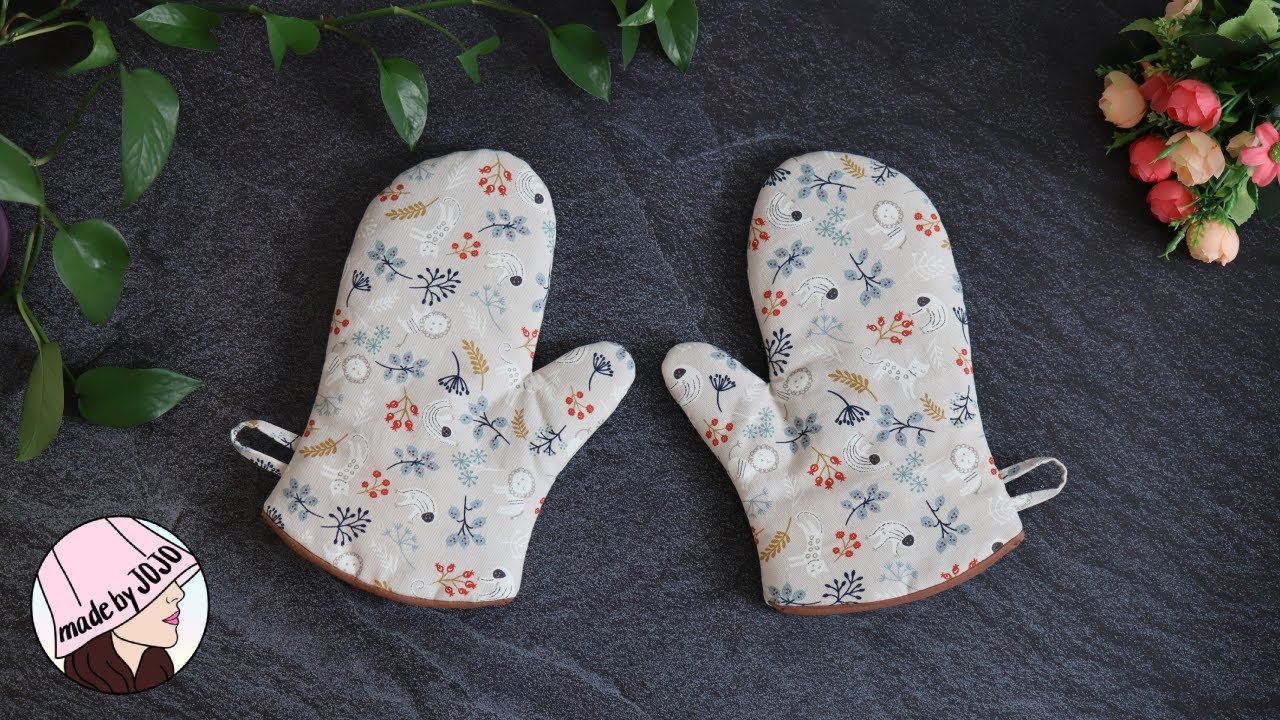How to Make Kitchen Gloves Mitts l Pot Holder l PDF Patterns for Sewing l made by JOJO
