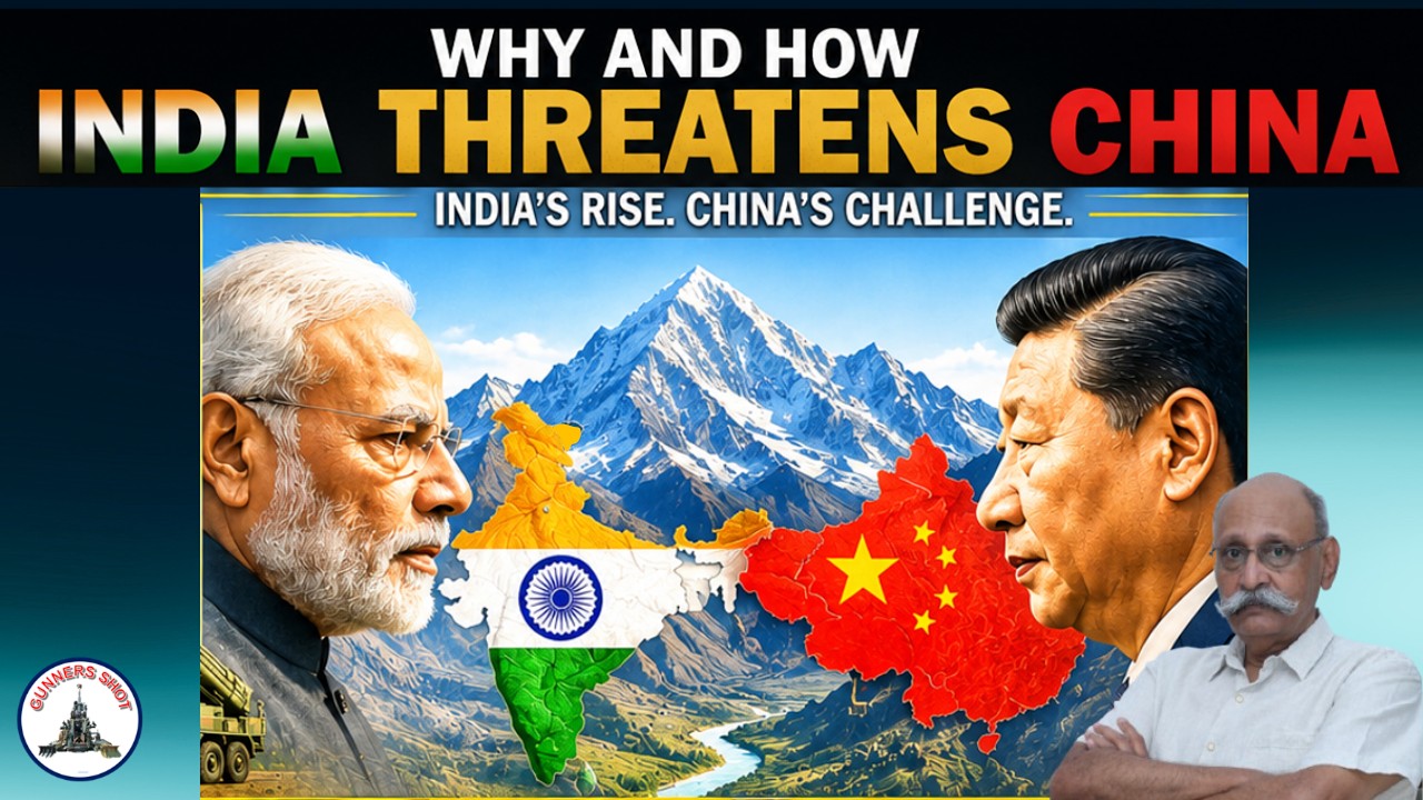 WHY AND HOW  INDIA THREATENS CHINA / LT GEN PR SHANKAR
