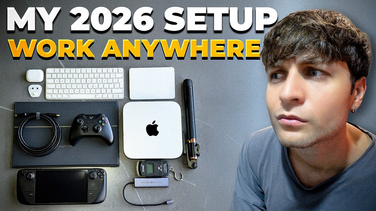 Everything I Pack to Work from Anywhere (My Digital Nomad Tech Setup 2025)